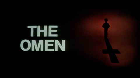 Titelbildschirm vom Film Omen, Das
