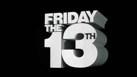 Titelbildschirm vom Film Freitag, der 13.