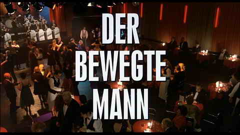 Titelbildschirm vom Film Bewegte Mann, Der