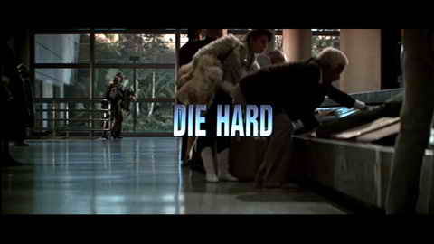 Titelbildschirm vom Film Stirb langsam