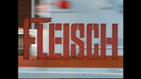 Titelbildschirm vom Film Fleisch
