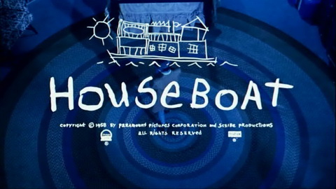 Titelbildschirm vom Film Hausboot