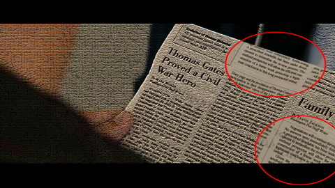 Fehlerbild [13] zum Film 'Vermächtnis des geheimen Buches, Das'
