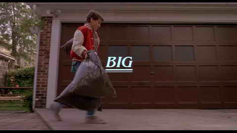 Titelbildschirm vom Film Big
