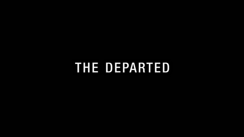 Titelbildschirm vom Film Departed - Unter Feinden