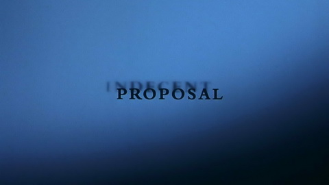 Titelbildschirm vom Film Unmoralisches Angebot, Ein