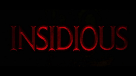 Titelbildschirm vom Film Insidious