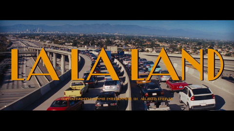 Titelbildschirm vom Film La La Land