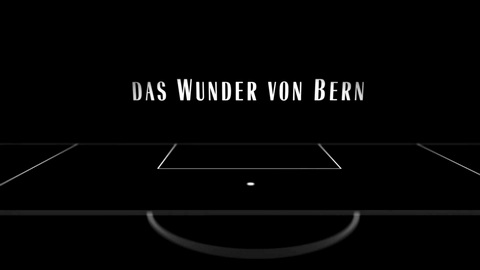 Titelbildschirm vom Film Wunder von Bern, Das