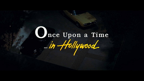 Titelbildschirm vom Film Once Upon a Time in Hollywood