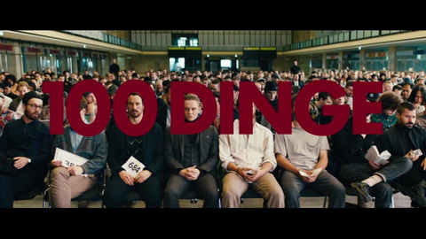 Titelbildschirm vom Film 100 Dinge