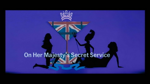 Titelbildschirm vom Film James Bond - Im Geheimdienst ihrer Majestät