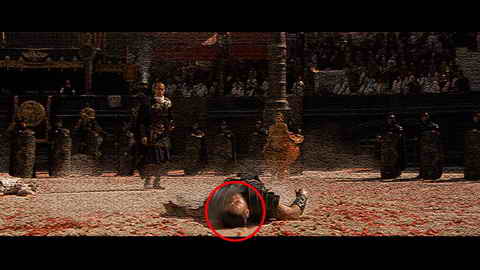 Fehlerbild [07] zum Film 'Gladiator'